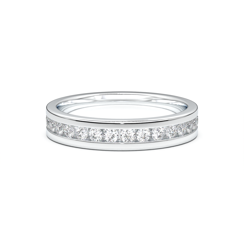 Channel-Set Diamond Men's Band