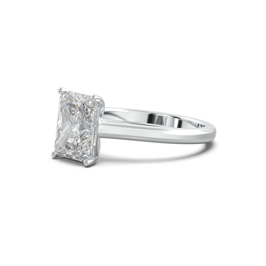 Radiant Solitaire Engagement Ring