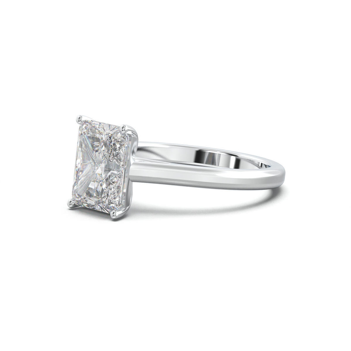 Radiant Solitaire Engagement Ring