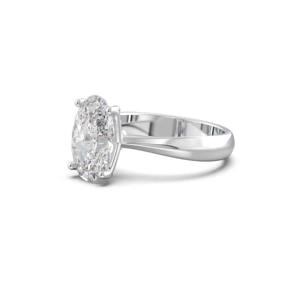 Oval Solitaire Engagement Ring