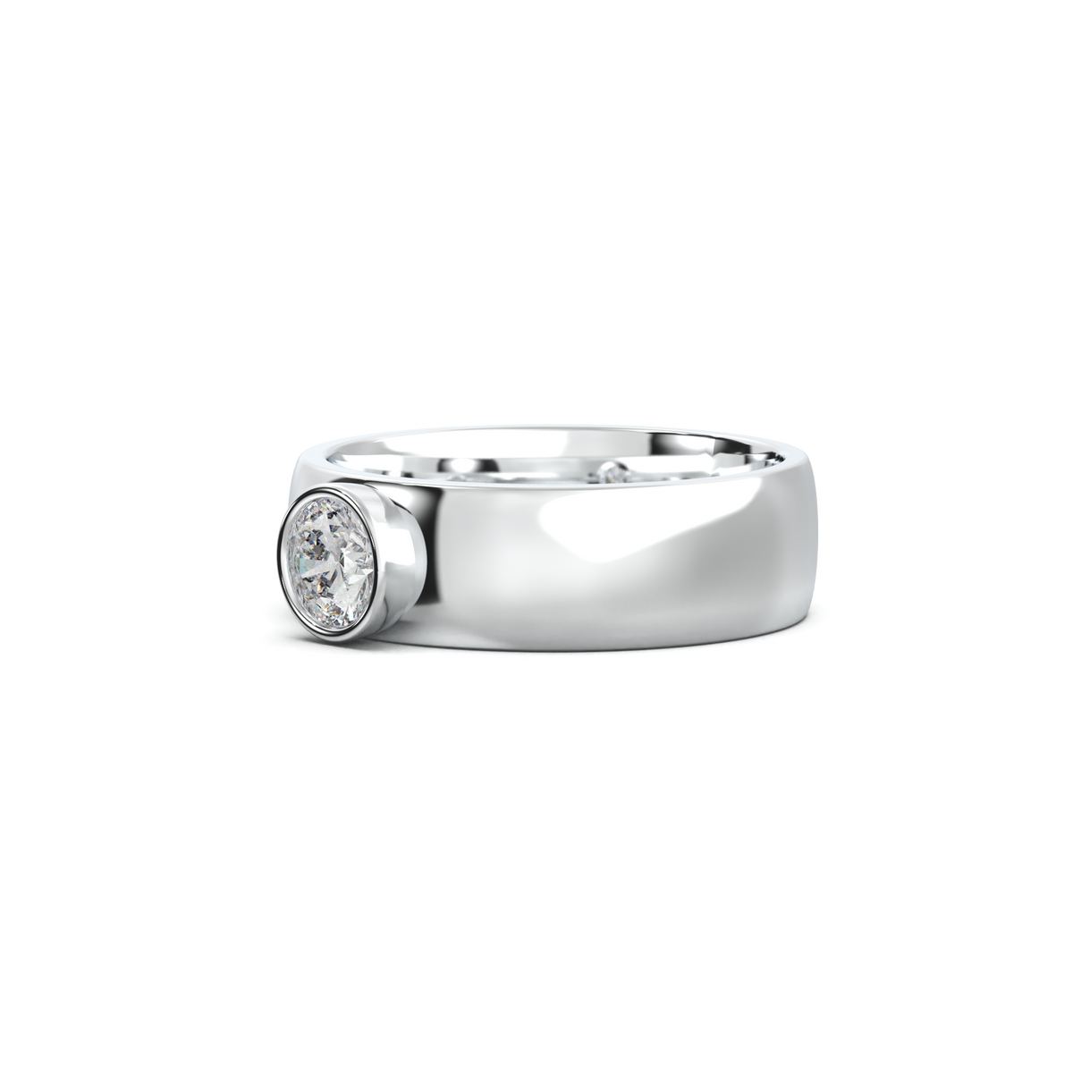 Round Bezel Men's Band