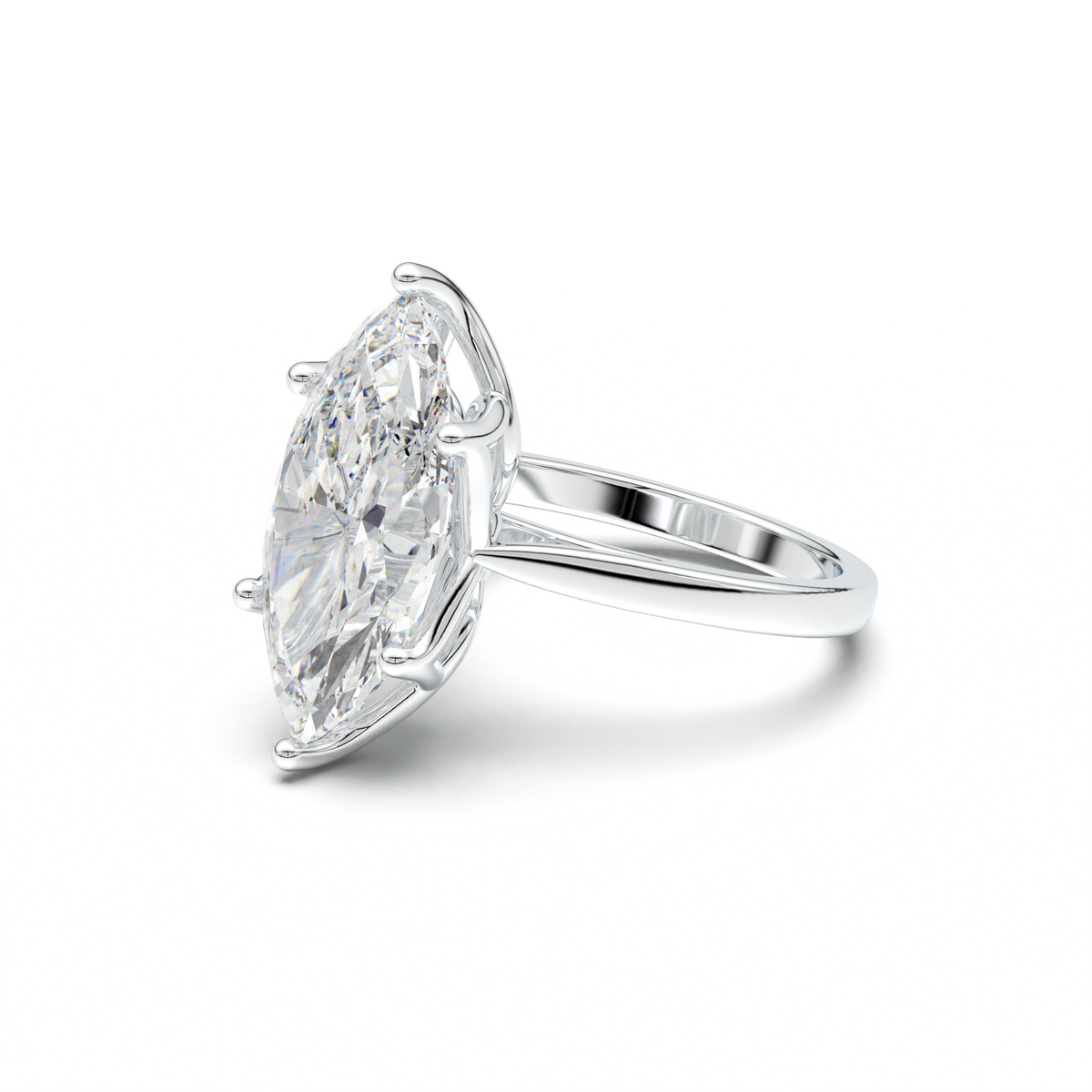 Marquise Solitaire Engagement Ring