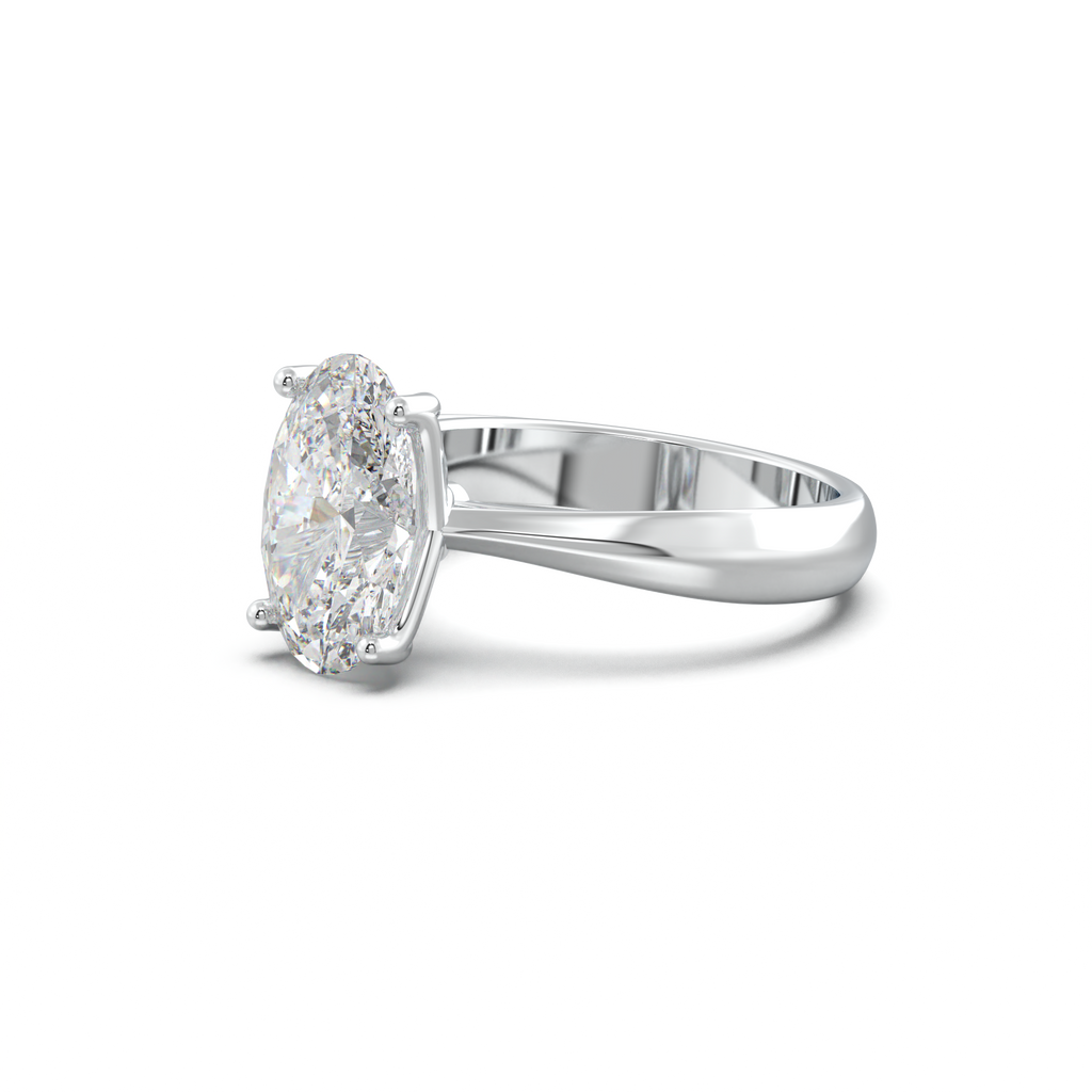 Oval Solitaire Engagement Ring