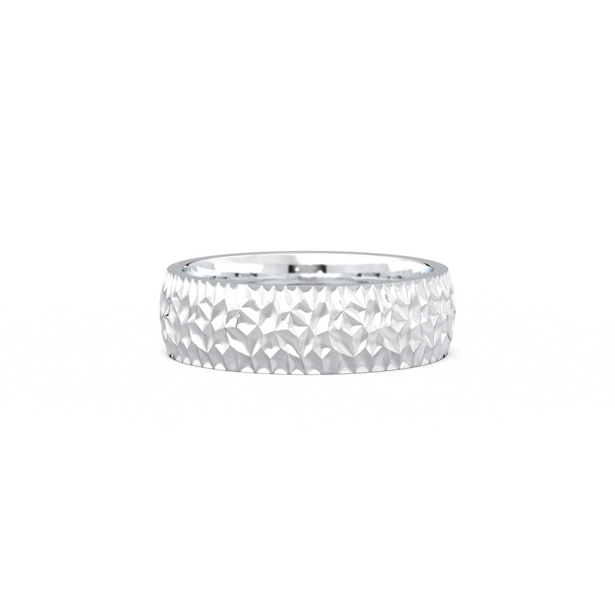 Hammered Texture Men's Band