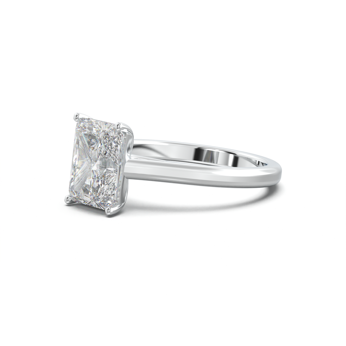 Radiant Solitaire Engagement Ring