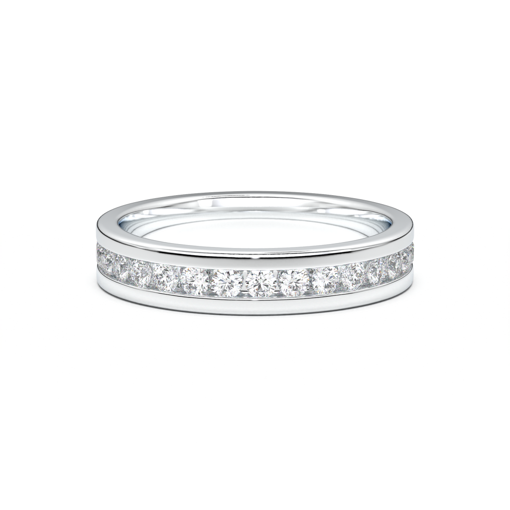 Channel-Set Diamond Men's Band