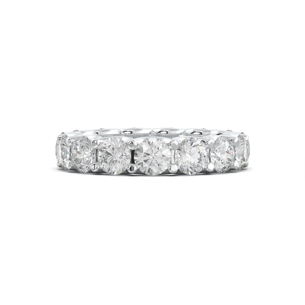 Round Eternity Wedding Band