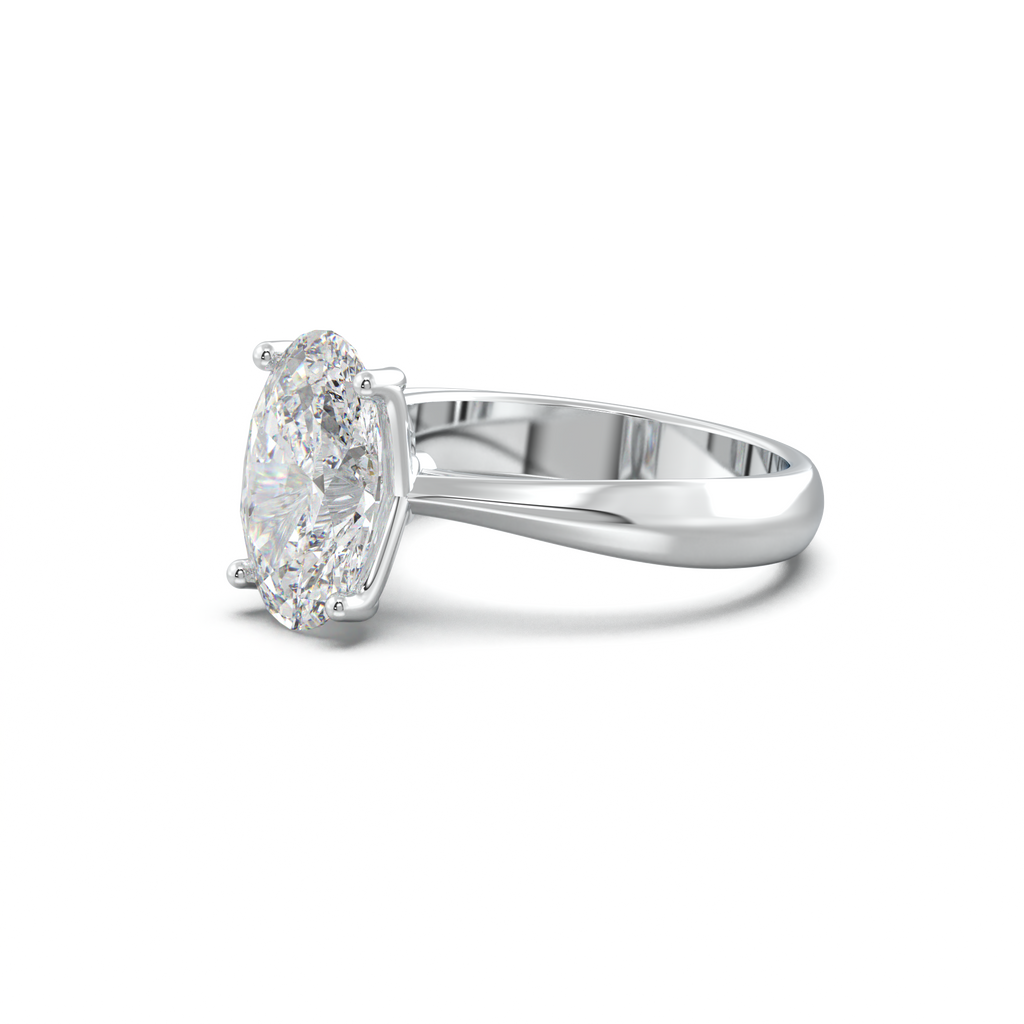 Oval Solitaire Engagement Ring