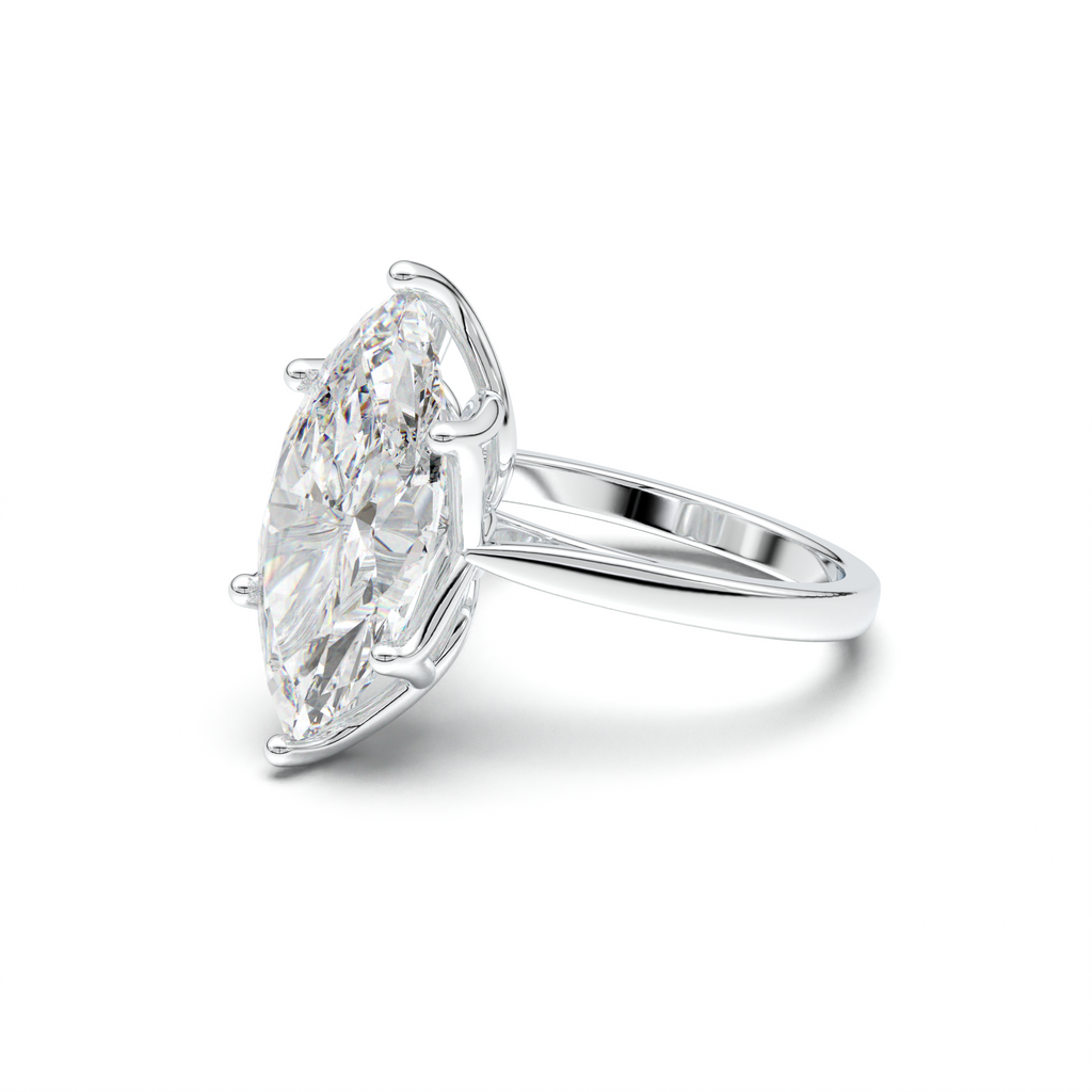 Marquise Solitaire Engagement Ring
