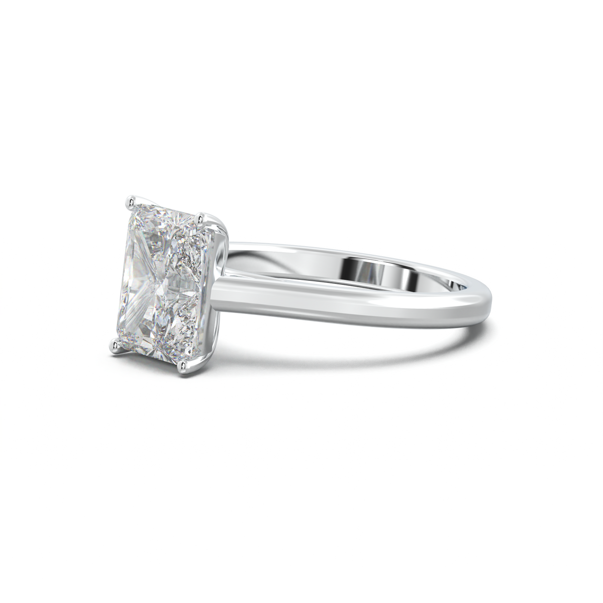 Radiant Solitaire Engagement Ring