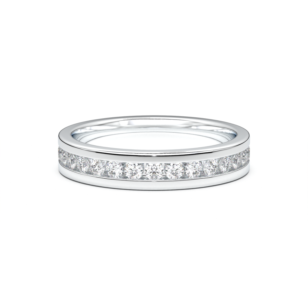 Channel-Set Diamond Men's Band