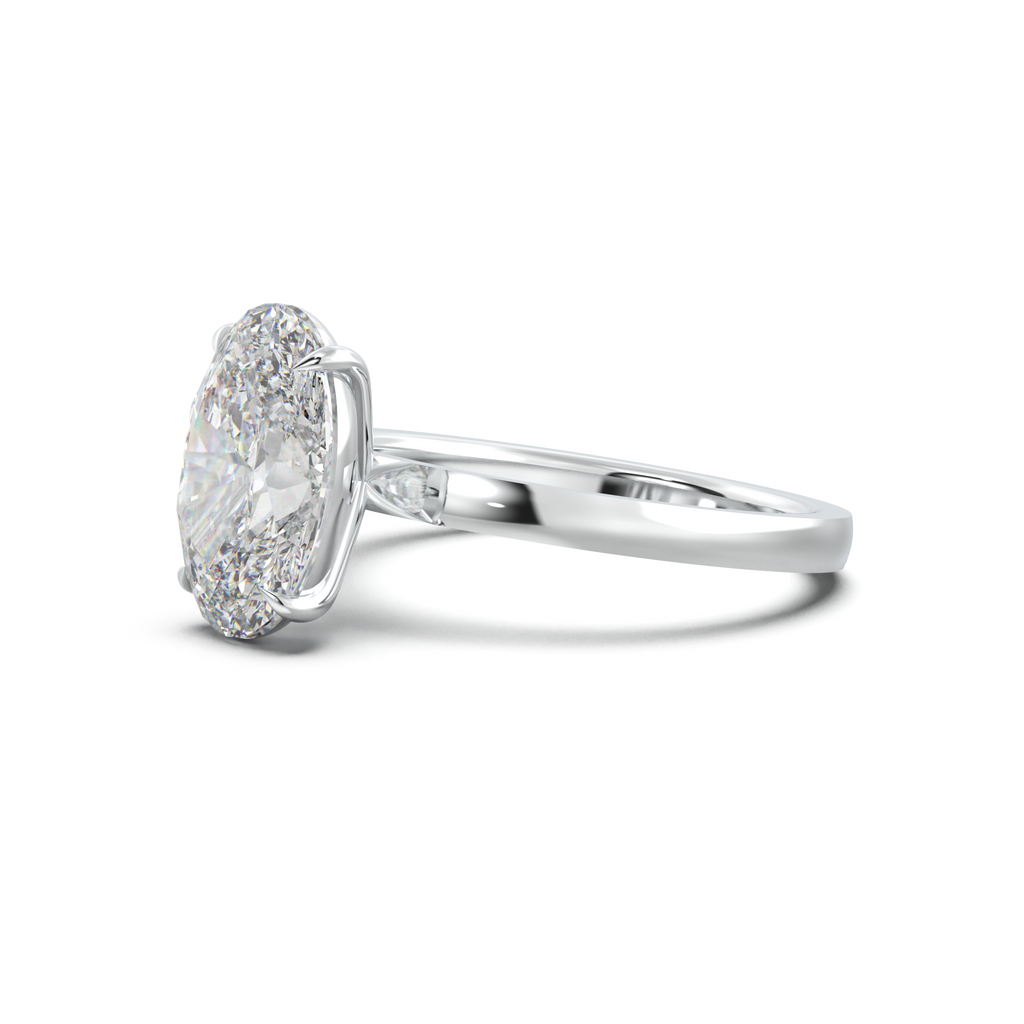 Oval Solitaire Engagement Ring