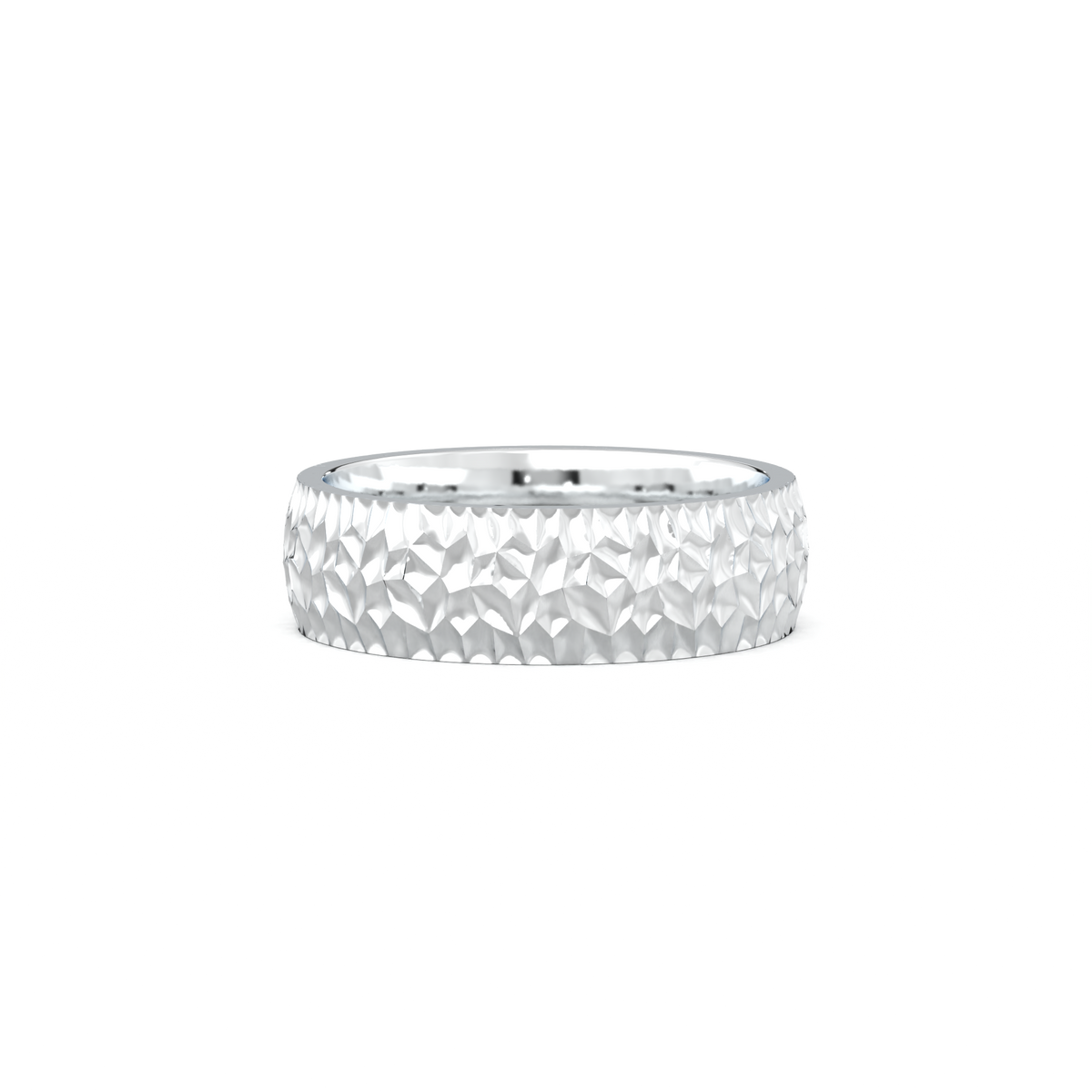 Hammered Texture Men's Band