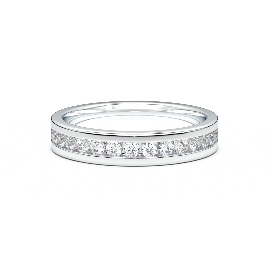 Channel-Set Diamond Men's Band