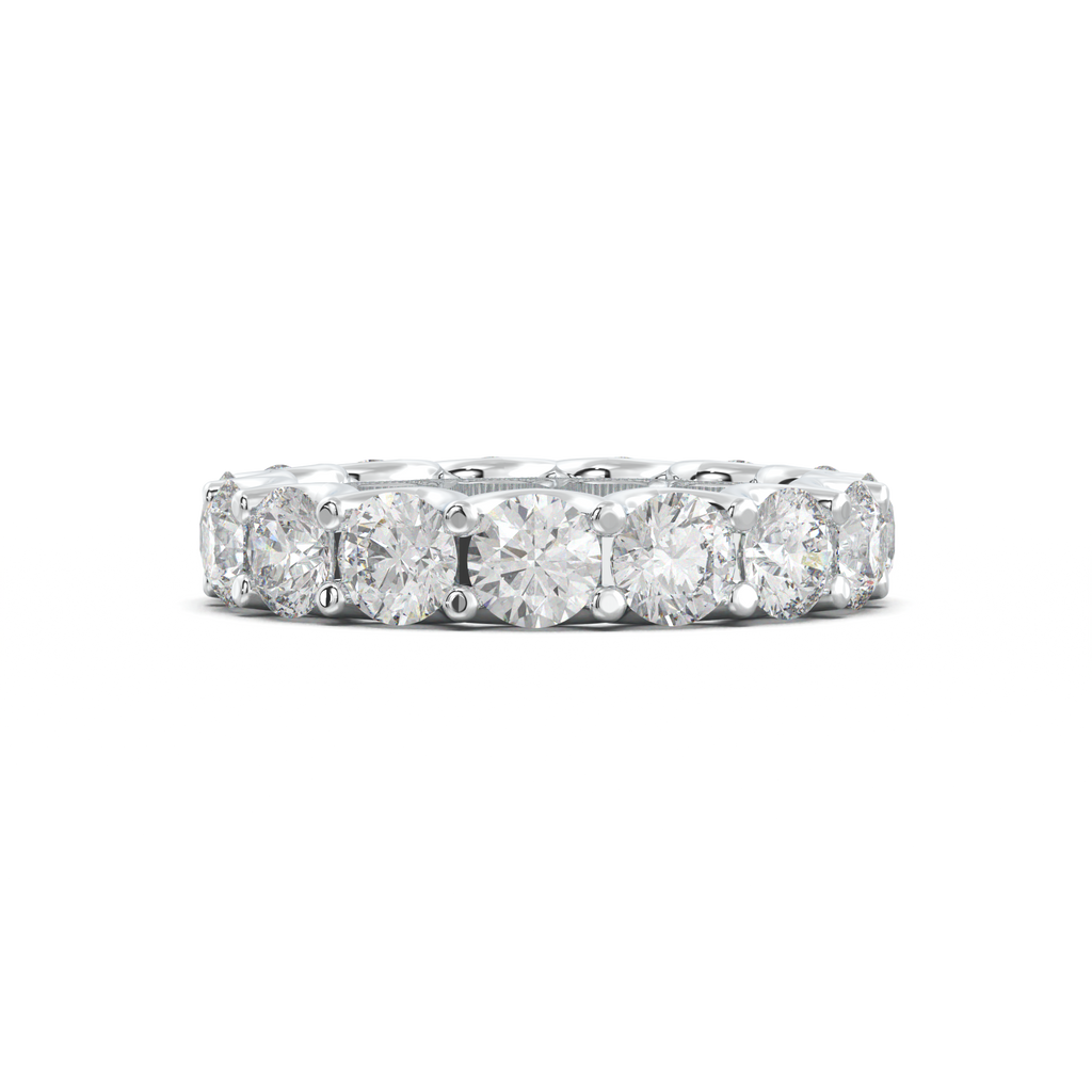 Round Eternity Wedding Band