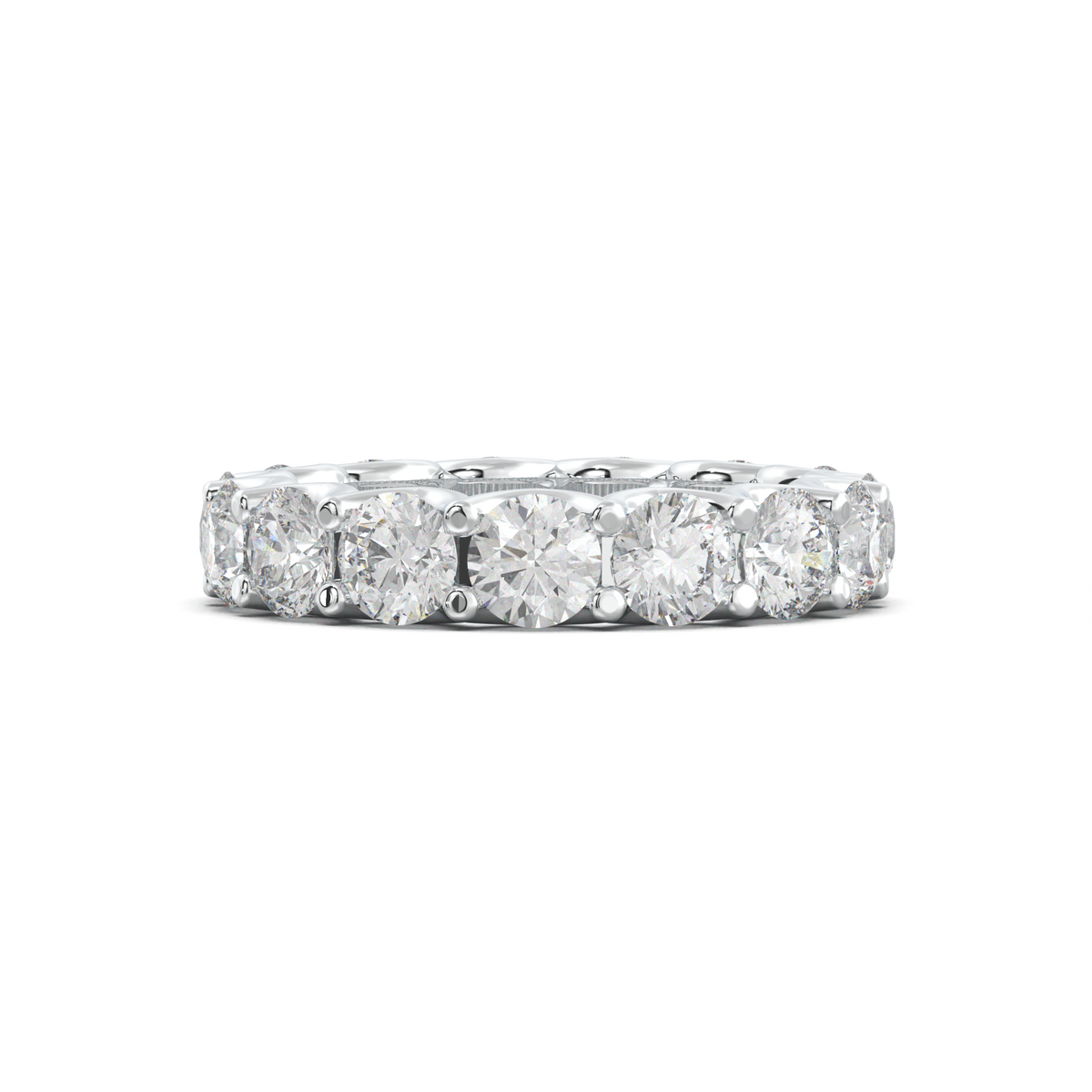 Round Eternity Wedding Band