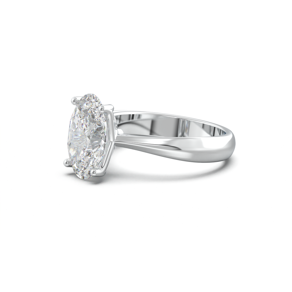 Oval Solitaire Engagement Ring