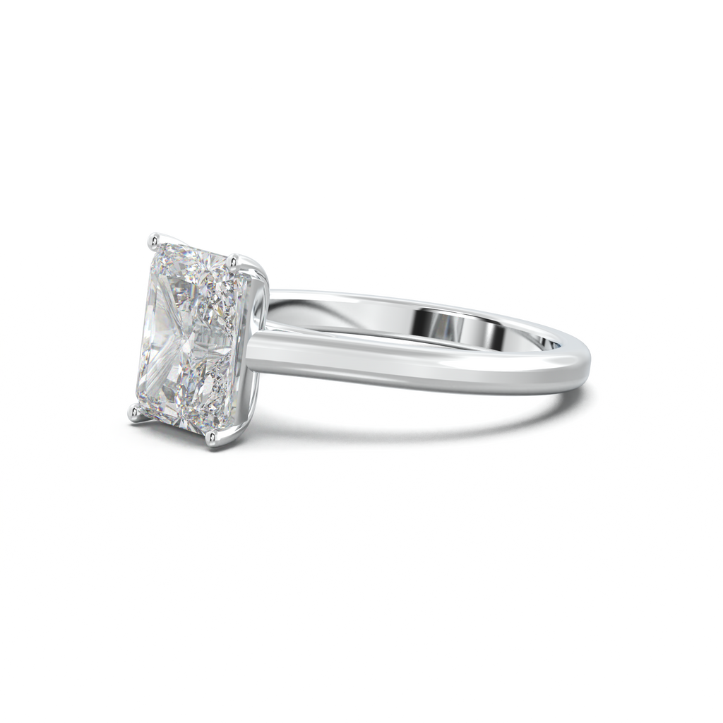 Radiant Solitaire Engagement Ring