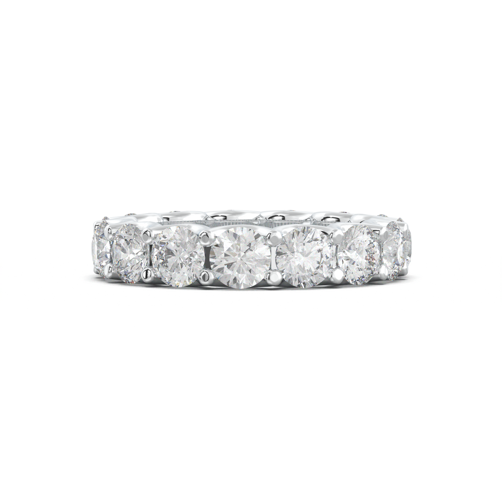 Round Eternity Wedding Band