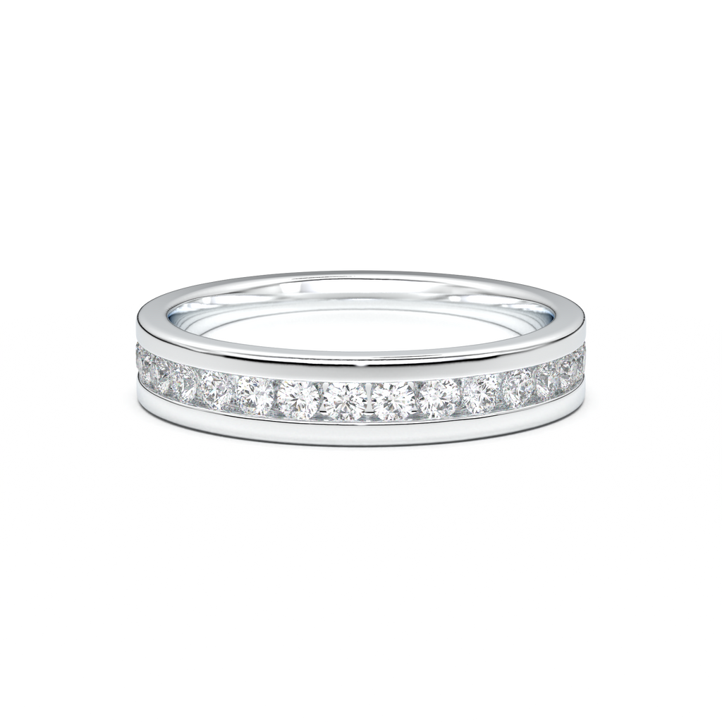 Channel-Set Diamond Men's Band