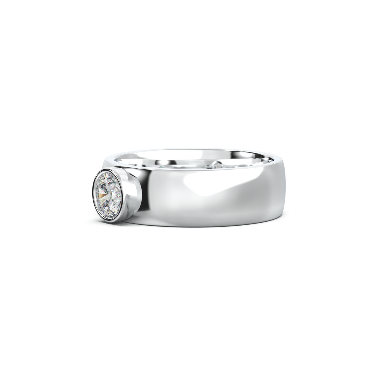 Round Bezel Men's Band
