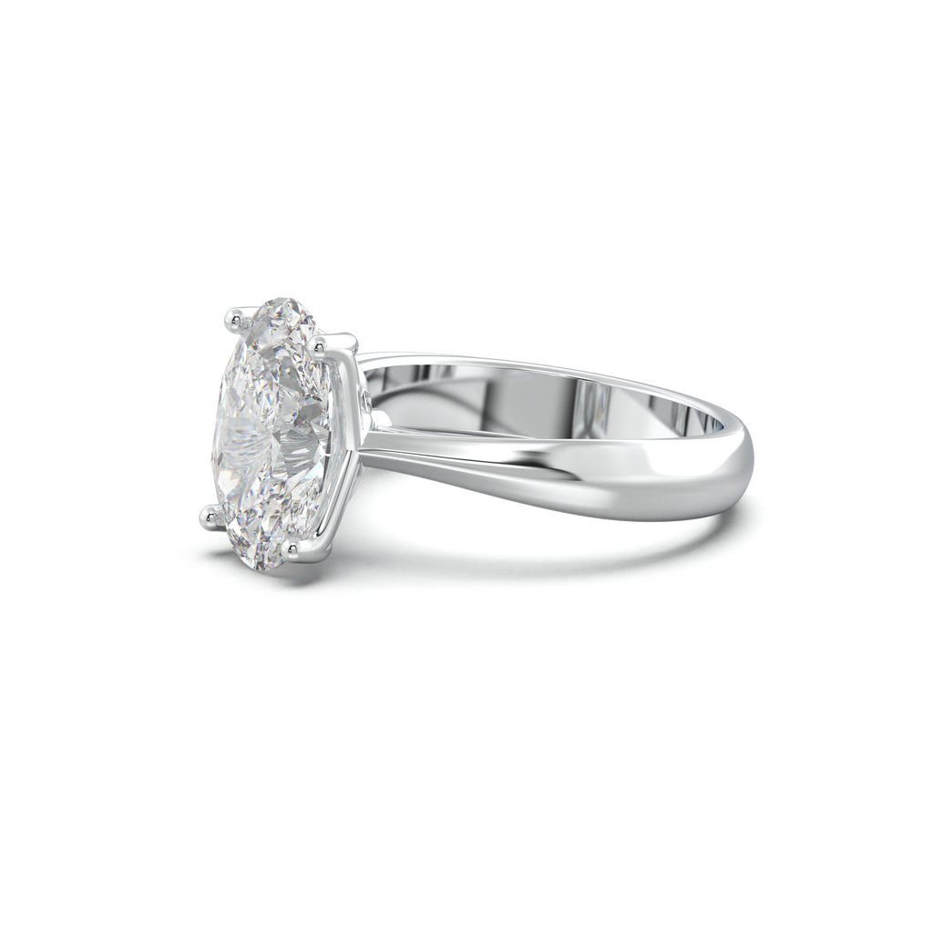 Oval Solitaire Engagement Ring