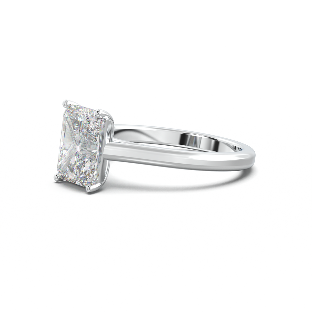 Radiant Solitaire Engagement Ring