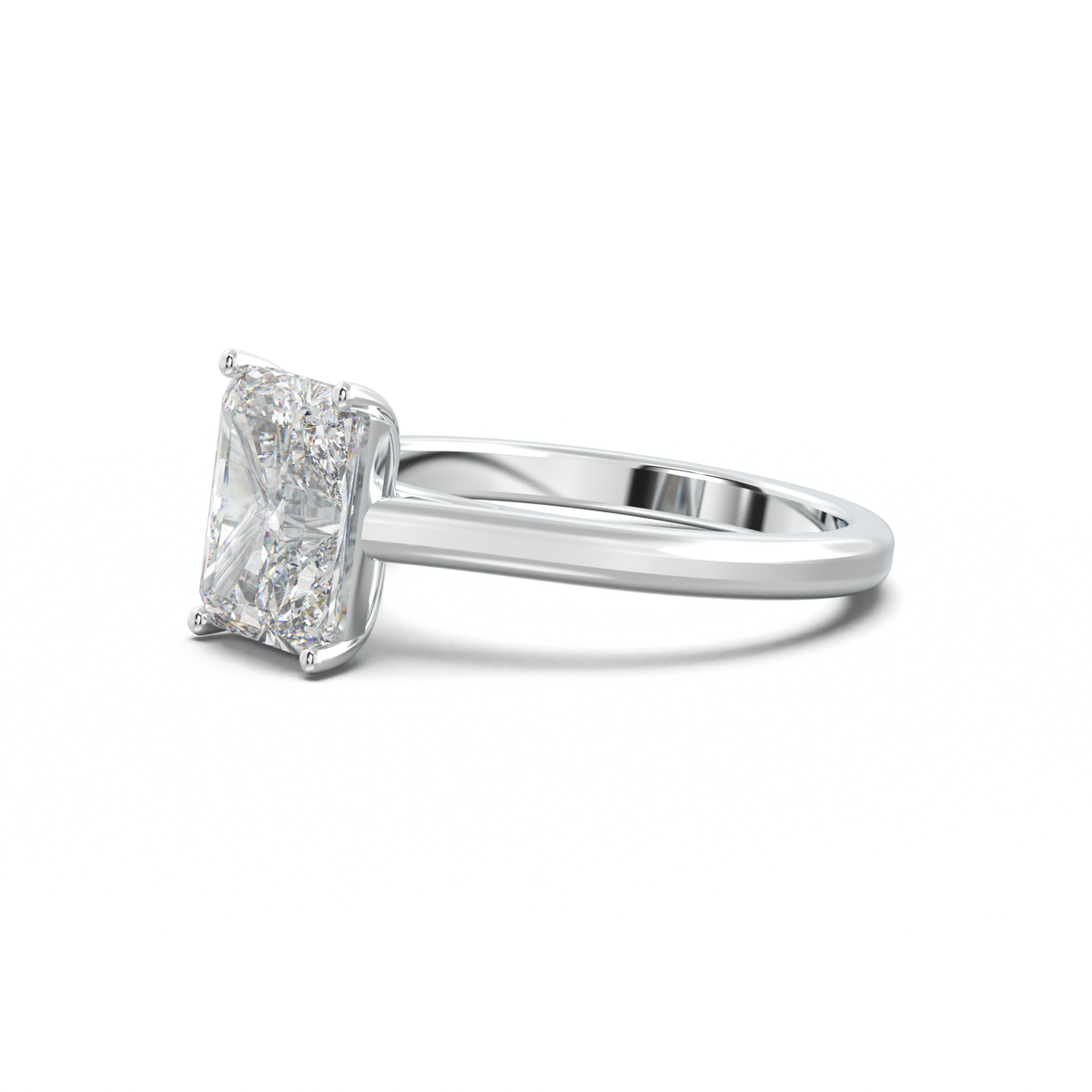 Radiant Solitaire Engagement Ring