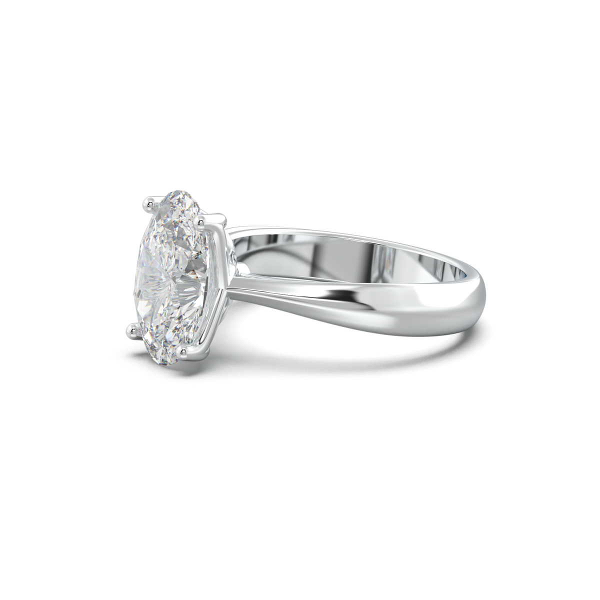 Oval Solitaire Engagement Ring
