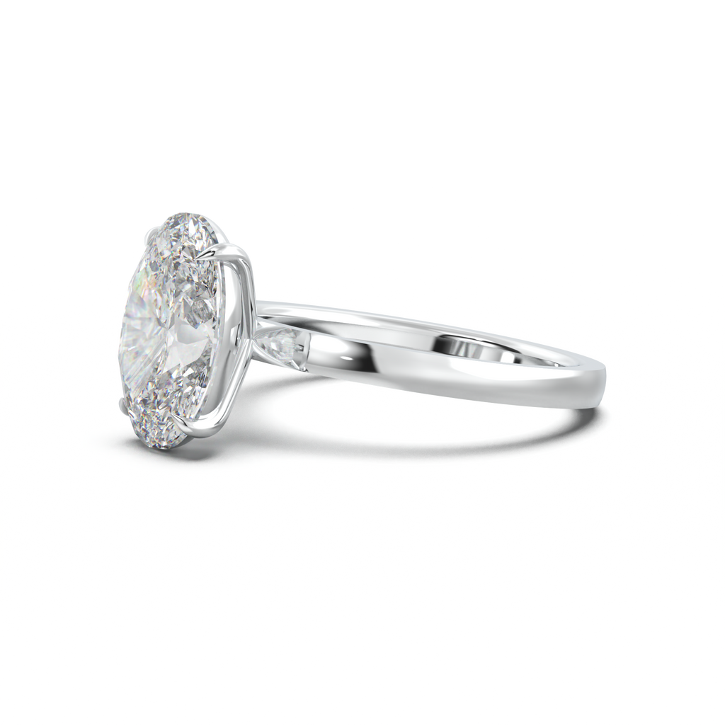 Oval Solitaire Engagement Ring