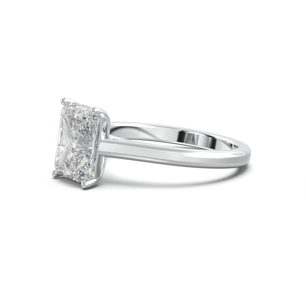 Radiant Solitaire Engagement Ring