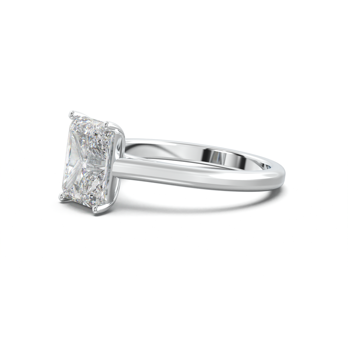 Radiant Solitaire Engagement Ring