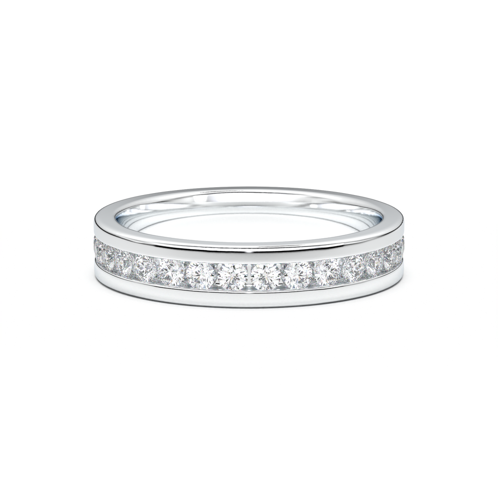 Channel-Set Diamond Men's Band