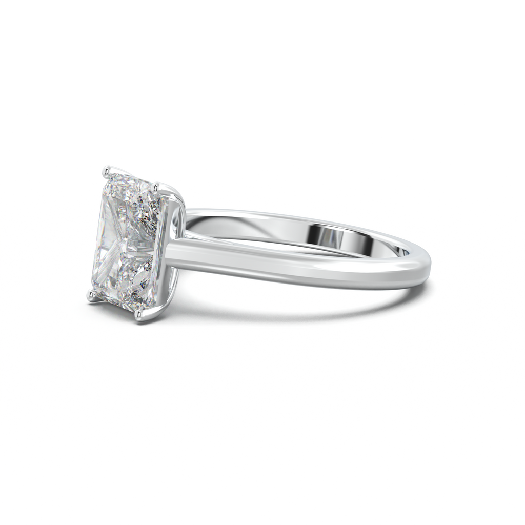 Radiant Solitaire Engagement Ring