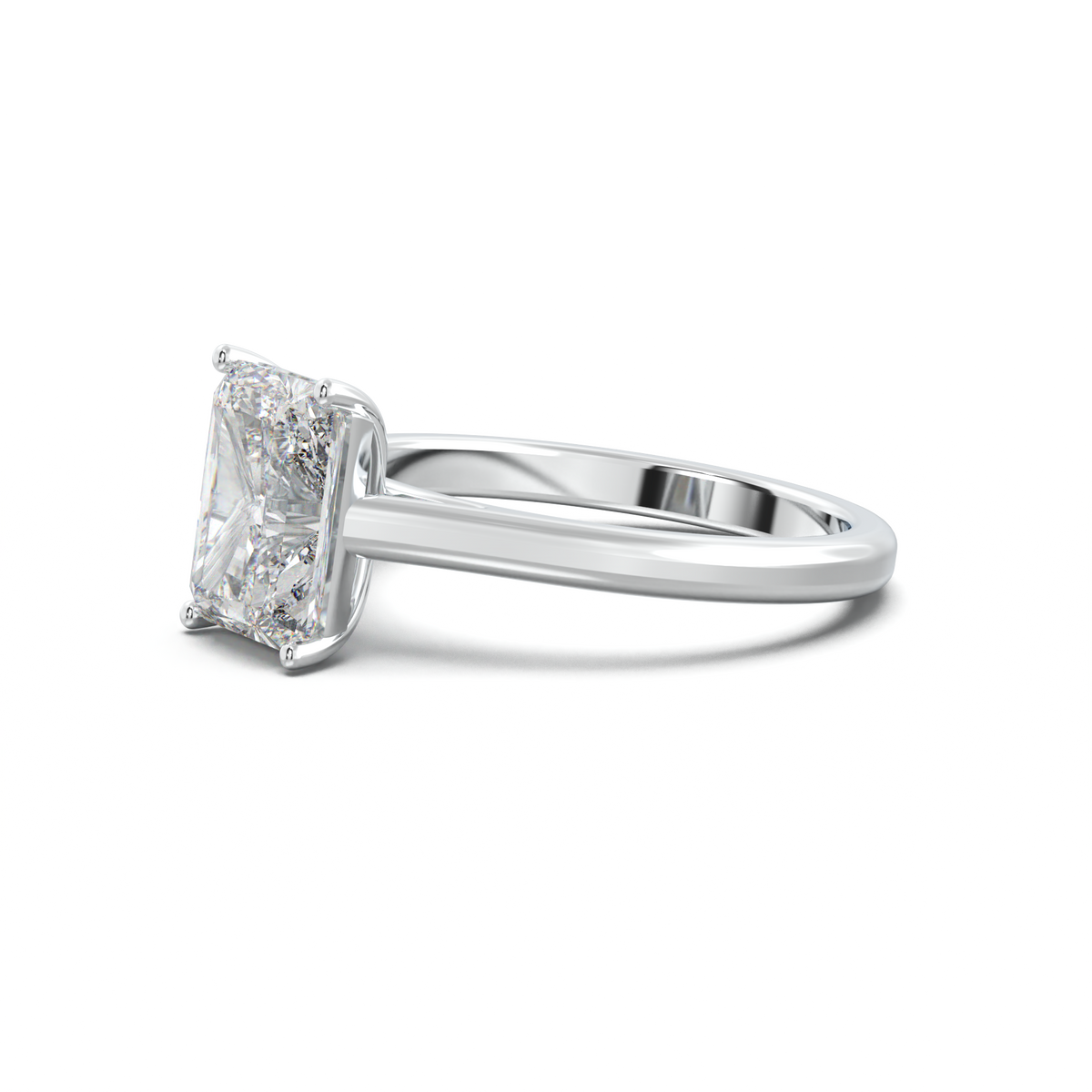 Radiant Solitaire Engagement Ring