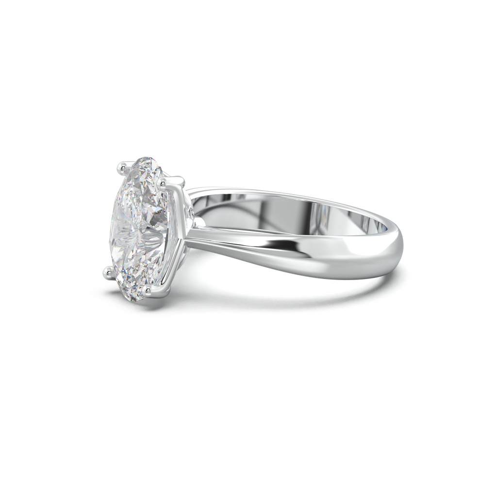 Oval Solitaire Engagement Ring