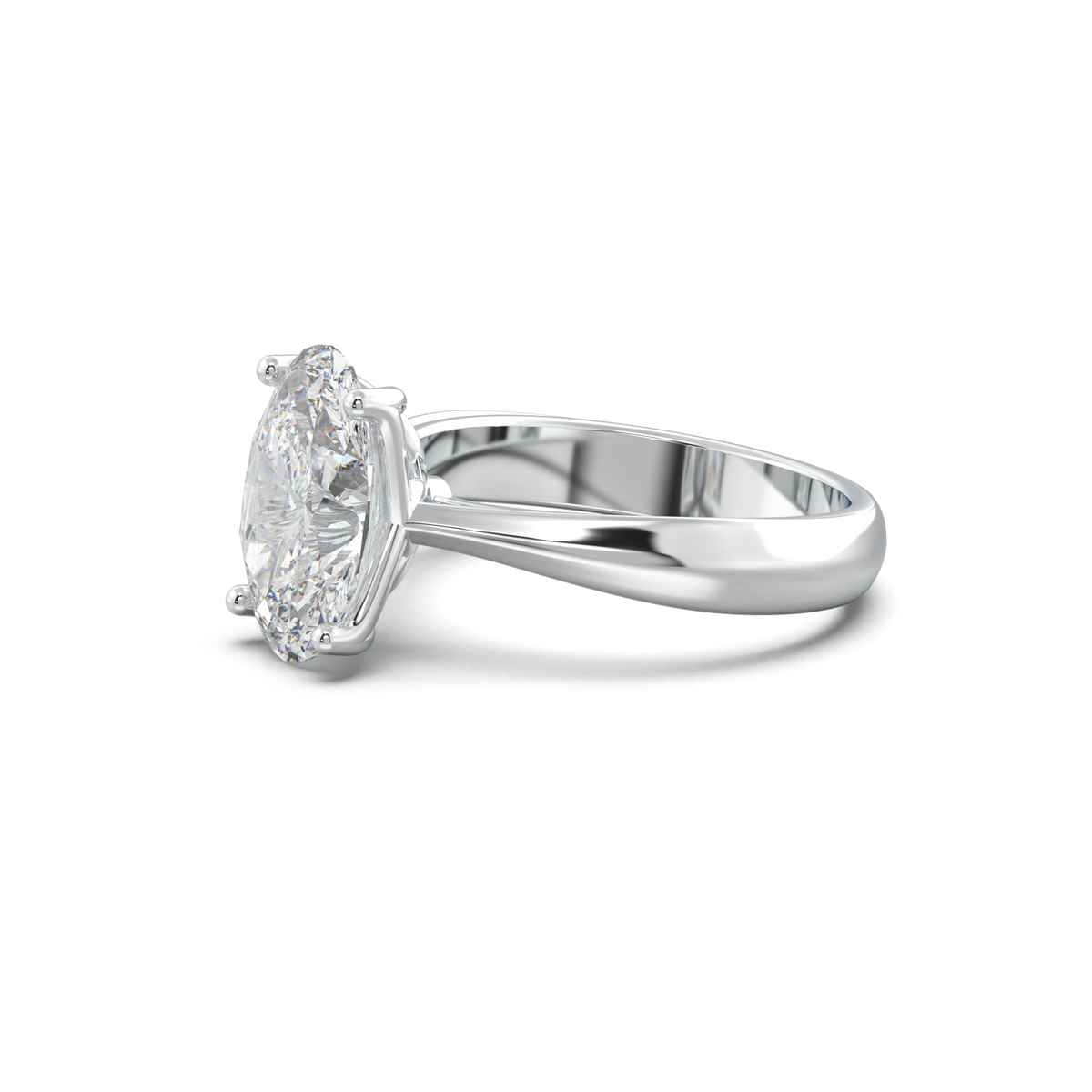 Oval Solitaire Engagement Ring