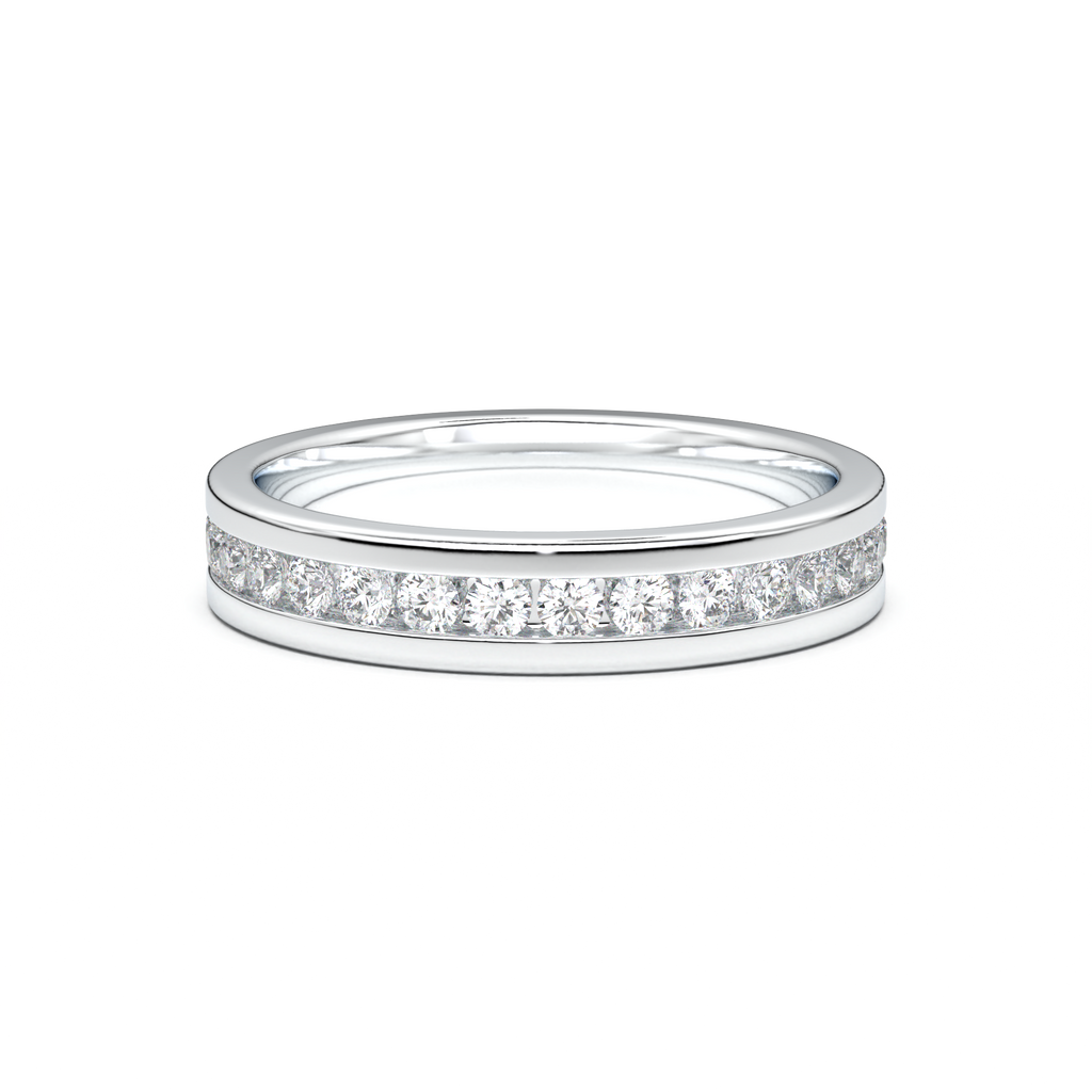Channel-Set Diamond Men's Band