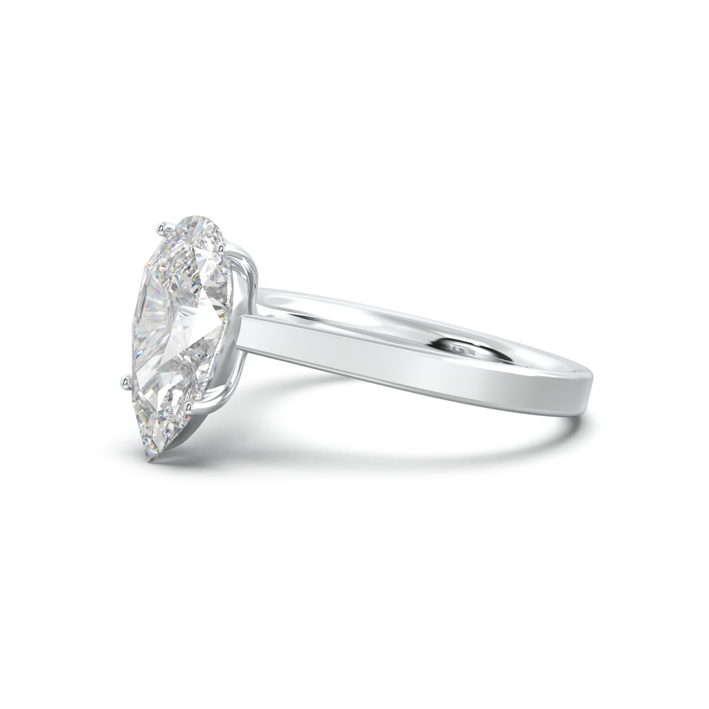Pear Solitaire Engagement Ring
