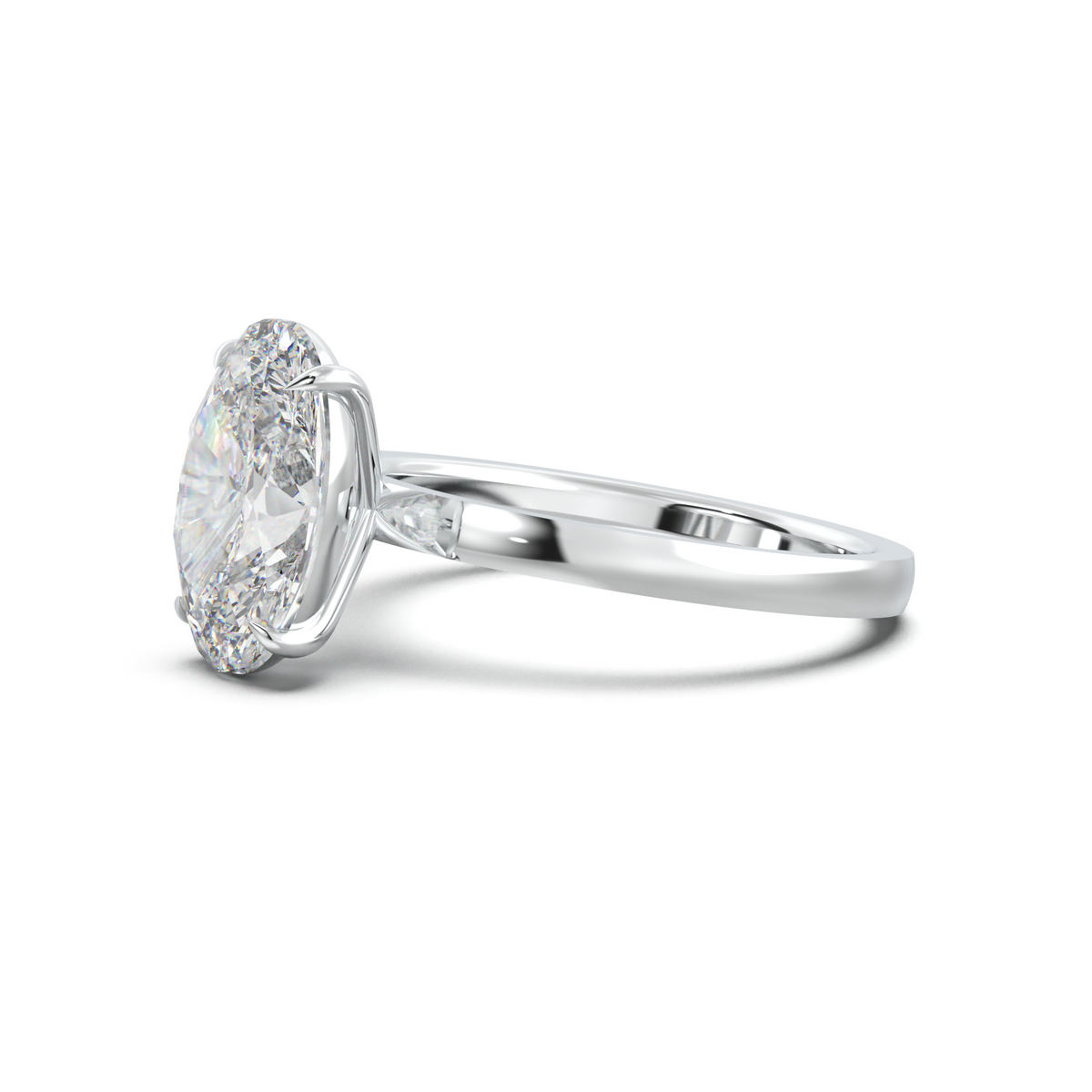 Oval Solitaire Engagement Ring