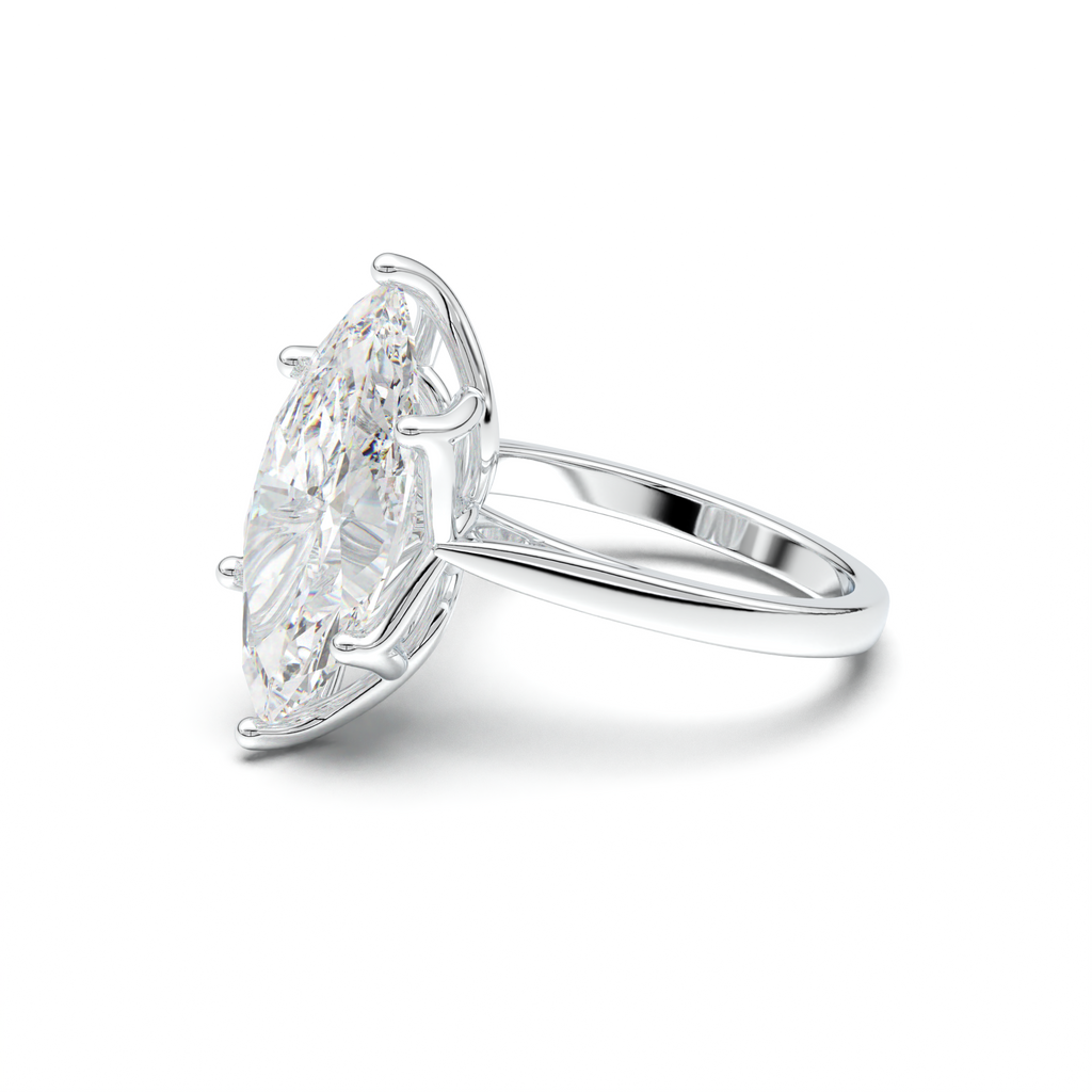 Marquise Solitaire Engagement Ring