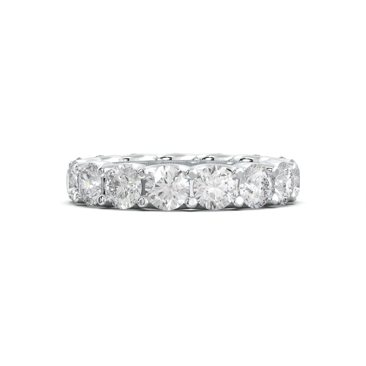 Round Eternity Wedding Band