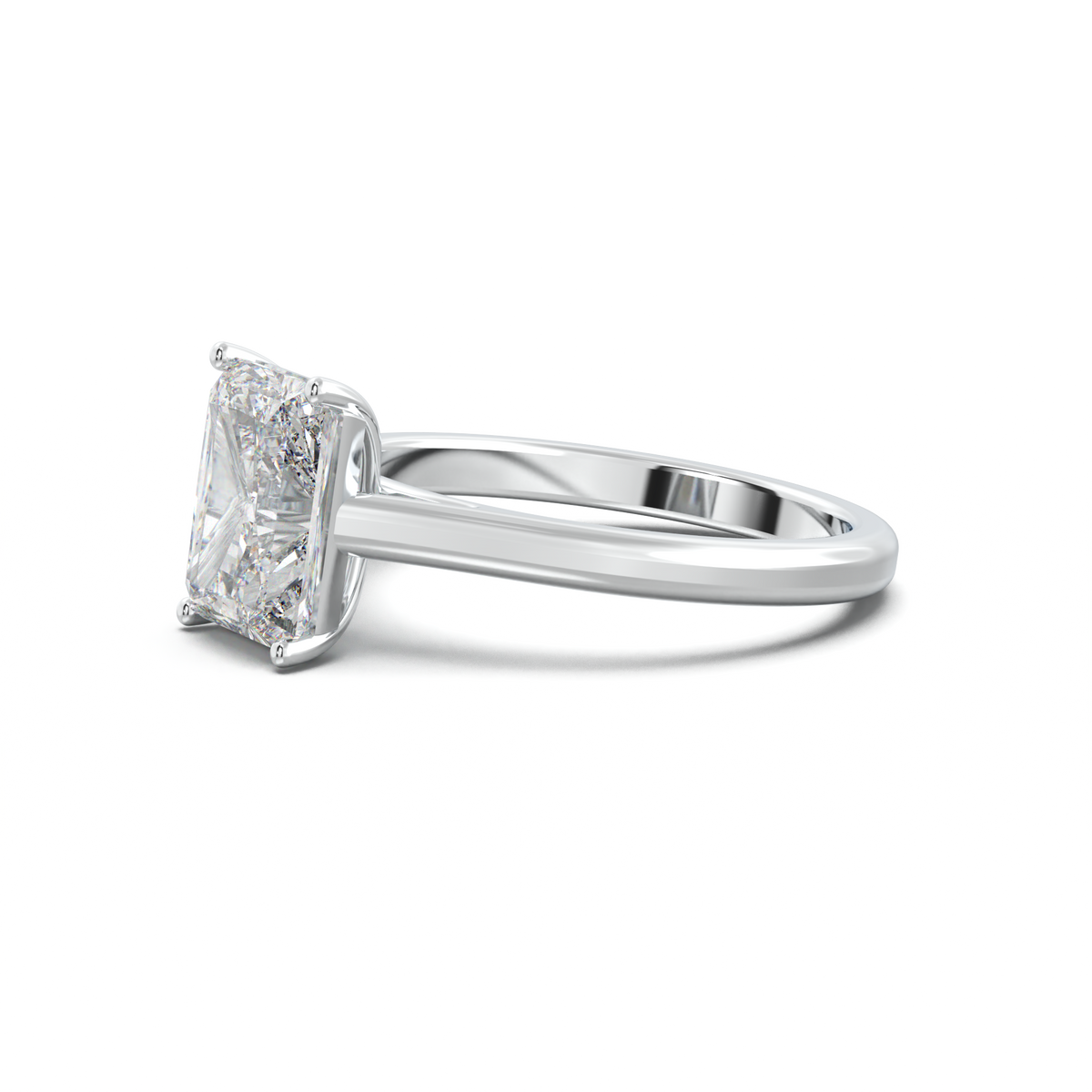 Radiant Solitaire Engagement Ring