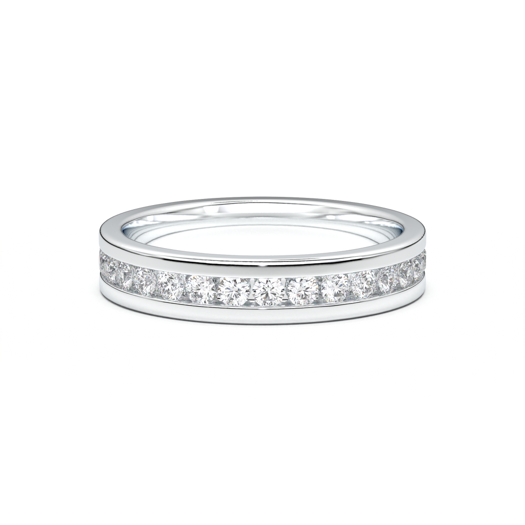 Channel-Set Diamond Men's Band