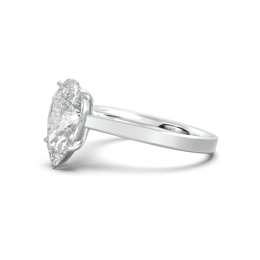 Pear Solitaire Engagement Ring