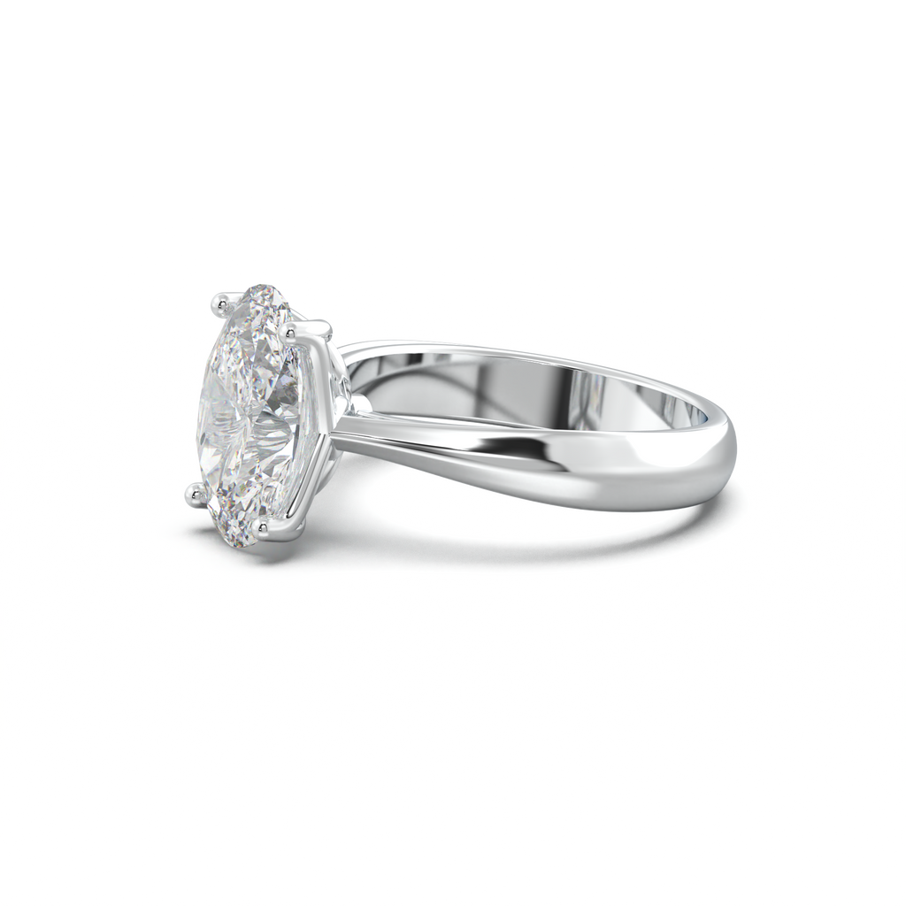 Oval Solitaire Engagement Ring
