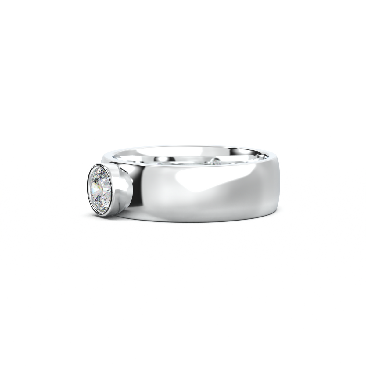Round Bezel Men's Band