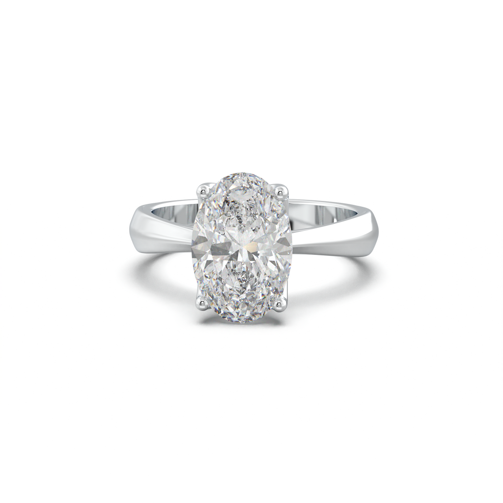 Oval Solitaire Engagement Ring