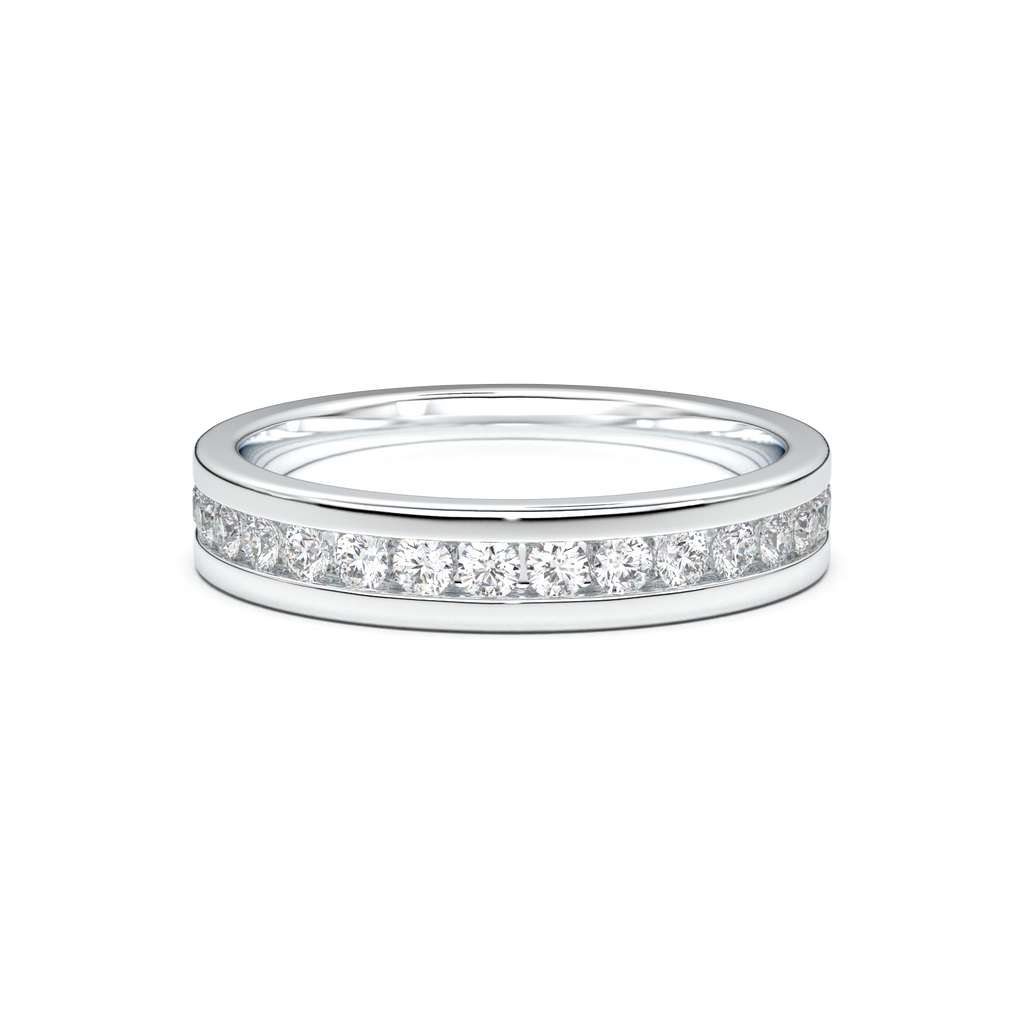 Channel-Set Diamond Men's Band