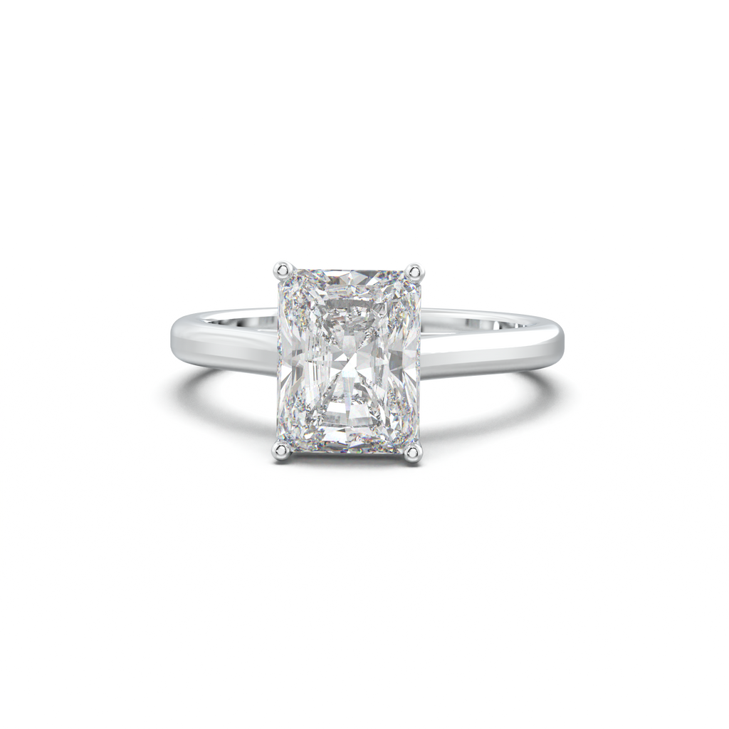 Radiant Solitaire Engagement Ring